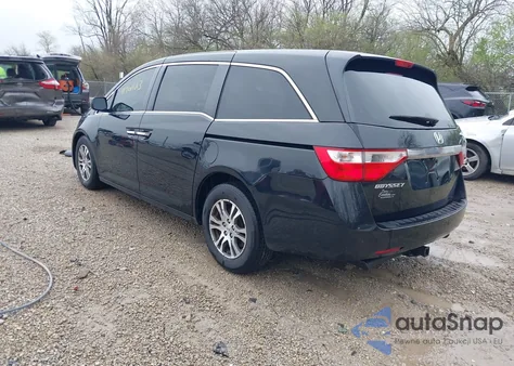 2012 Honda Odyssey Exl из США, поврежденный, VIN 5FNRL5H61CB023300
